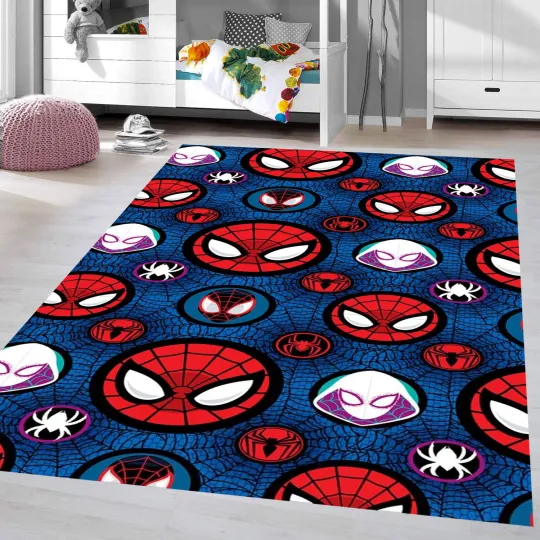 Discover Spider-Man Rug, Kids Room, Super Hero Carpet for Home & Living