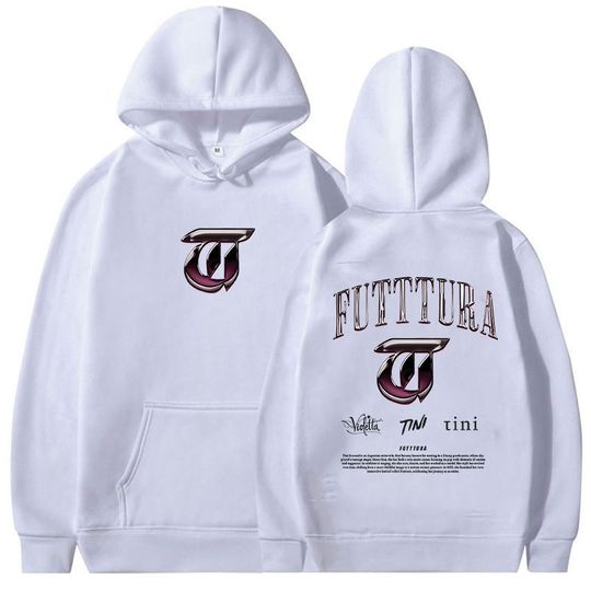 Discover TINI STOESSEL Future Journey Album 2025 Pattern Print Men's Fashion Harajuku style hoodie Retro long-sleeved hoodie