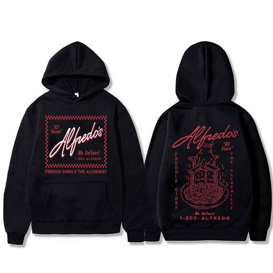 Discover Rapper Freddie Gibbs and The Alchemist Alfredo The Tour Hoodie Men Women Hip Hop Oversized Sweatshirt Male Casual Retro Hoodies