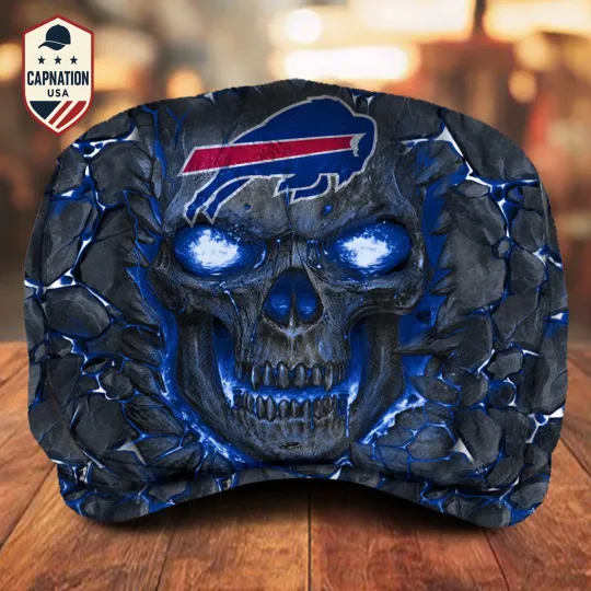 Discover Buffalo-Jeff Cap football Newsboy Cap Golf Cap Driving Hat for Men M7