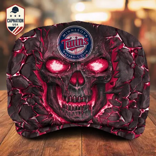 Discover Minnesota-Twins Jeff Cap MLB Newsboy Cap Golf Cap Driving Hat for Men M7