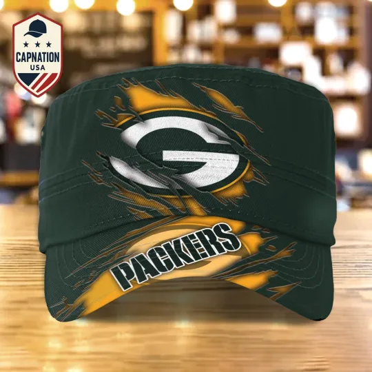 Green-Bay-Packers Military Cap Custom Name Football football Sports Hat For Men2