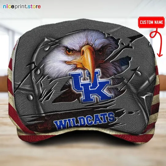 Kentucky Team Wildcats Jeff Cap NCAA Driver Cap Golf Cap Flat Cap