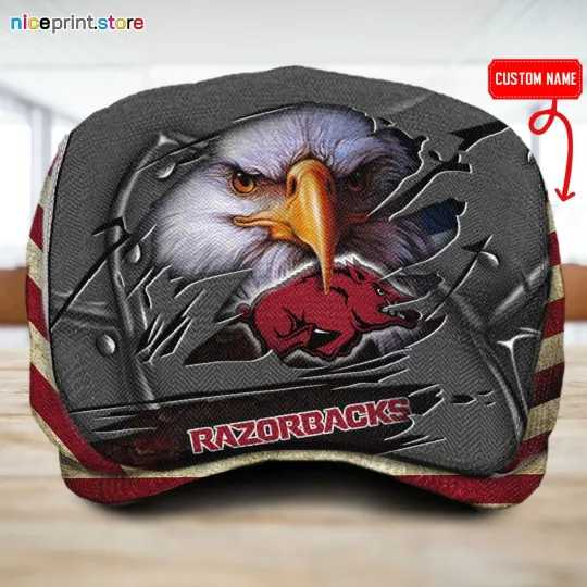 Discover Arkansas Team Jeff Cap Driver Cap Golf Cap Flat Cap