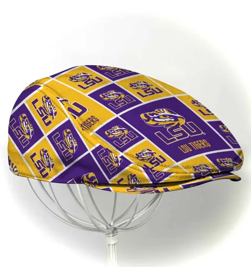 Discover LSU Team Tigers Jeff Cap NCAA Driver Cap NCAA Golf Cap NCAA Flat Cap for Men