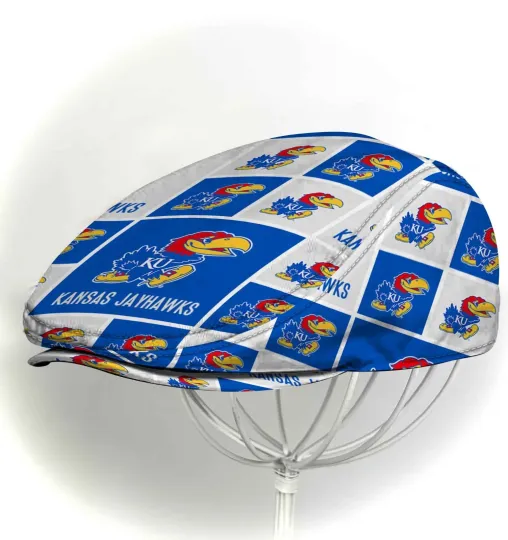 Discover Kansas Team Jayhawks Jeff Cap NCAA Driver Cap NCAA Golf Cap NCAA Flat Cap