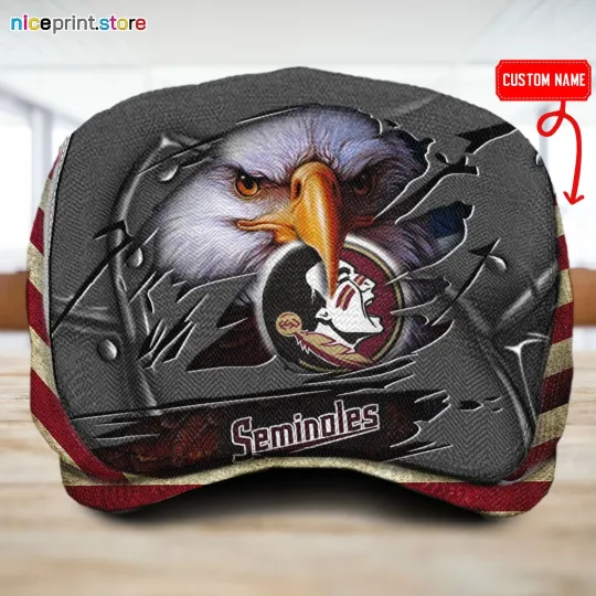 Discover Florida State Team Seminoles Jeff Cap NCAA Driver Cap NCAA Golf Cap NCAA FlatCap