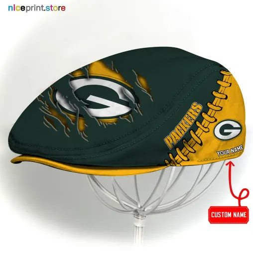 Discover Green Bay Team Packers Jeff Cap Packers Newsboy Cap football Golf Cap football Flat Cap