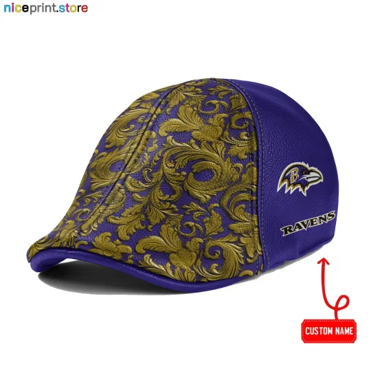 Discover Not Leather Cap Baltimore Team Ravens Ivy Cap football 6pannel Hat Golf Cap football Flat Cap