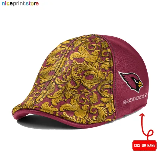 Not Leather Cap Arizonna Team Cardinals Ivy Cap football 6pannel Hat Golf Cap football Flat Cap