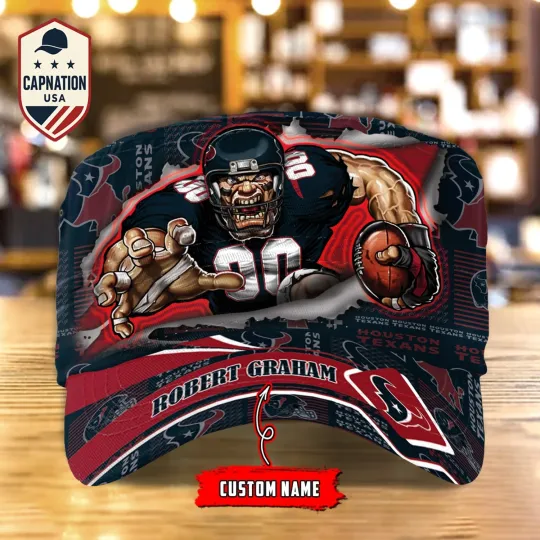 Discover Houston-Texans Military Cap football Trucker Cap Baseball Cap Texans Cap 5