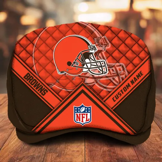 Cleveland-Browns Jeff Cap football Flat Cap Newsboy Cap Golf Cap For Men Free Ship1