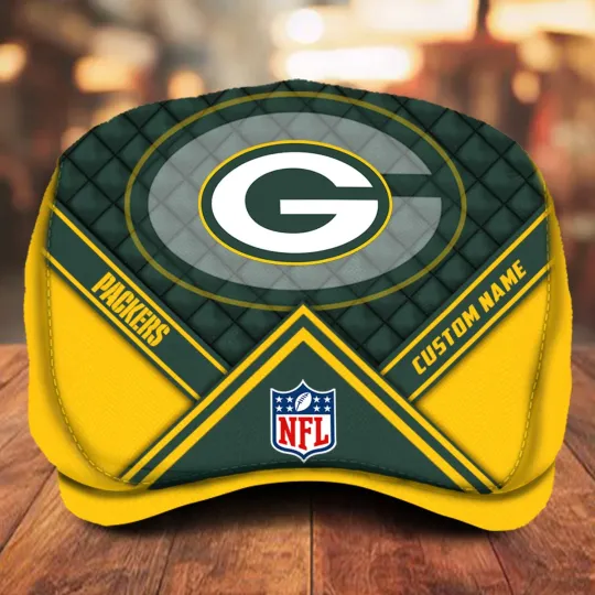 Green-Bay-Packers Jeff Cap football Flat Cap Newsboy Cap Golf Cap For Men Free Ship1