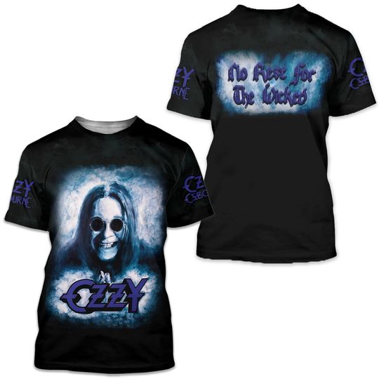 Ozzy Osbourne 3D T-Shirt Unisex T-Shirt 3D, gift for fans