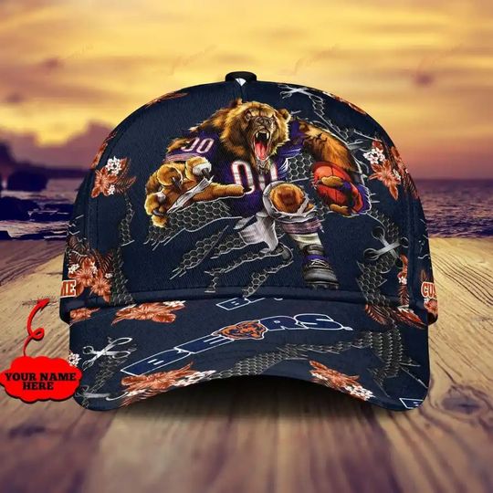 Chicago Bears Personalized Classic Cap