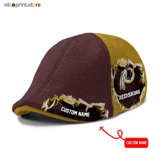 Discover Washington Team Redskins Ivy Cap Redskins Flat Cap football Driving Cap Golf Cap