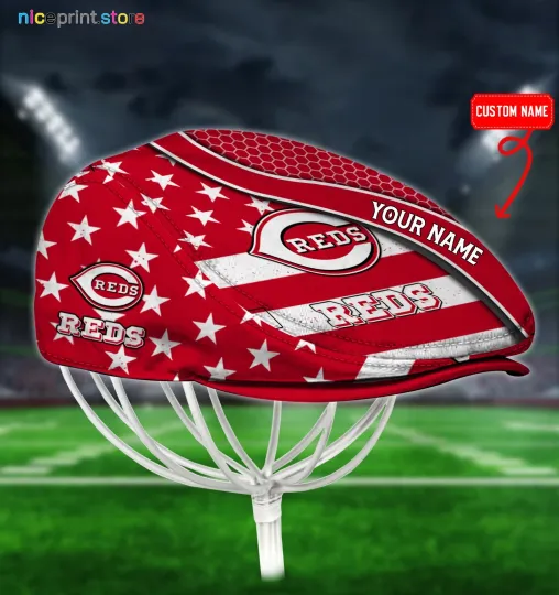 Discover Cincinnati Team Reds Jeff Cap MLB Jeff Cap Driving Cap Golf Cap Flat Cap 28