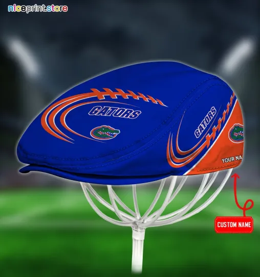 Florida Team Gators Jeff Cap Beret Hat Flat Cap Golf Cap Driver