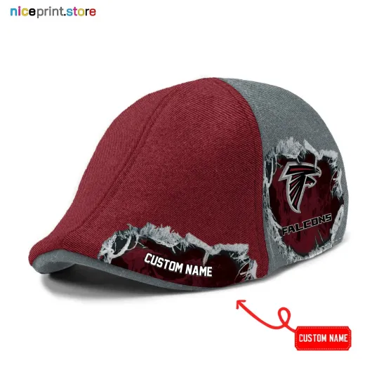 Discover Atlanta Team Falcons Ivy Cap Falcons Flat Cap football Flat Cap Driving Cap Golf Cap