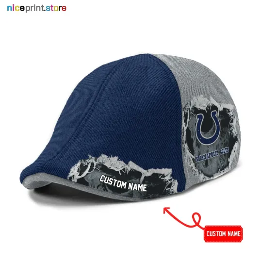 Discover Indianapolis Team Colts Ivy Cap Colts football Driving Cap Newsboy Cap For Men