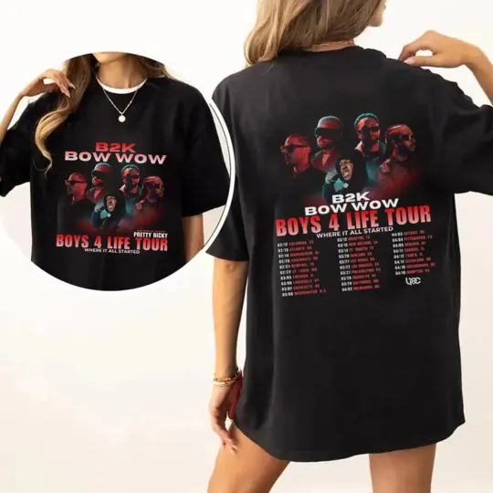 Discover B2K Tour 2026 Shirt, Bow Wow Boys 4 Life Printable T-shirt