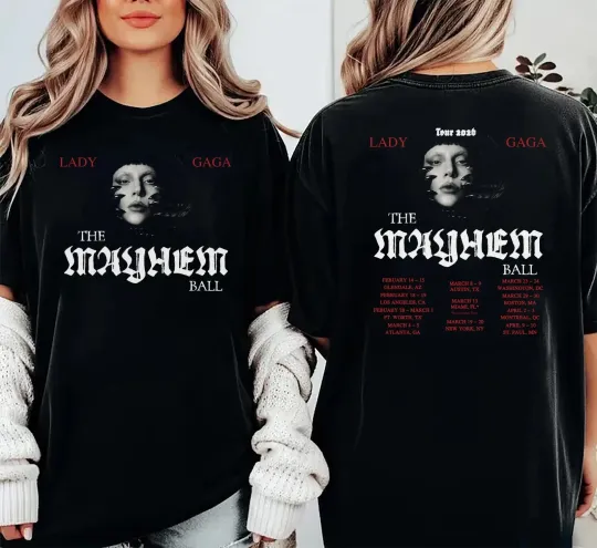Discover Ld ga the Mayhem Shirt, Vintage the Mayhem Ball Tour 2026 T-Shirt