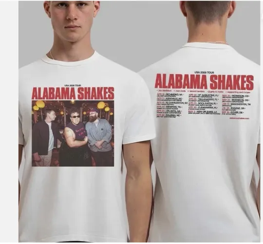 Discover Albm Shakes 2026 Spring Tour T-Shirt Double Sided USA Dates