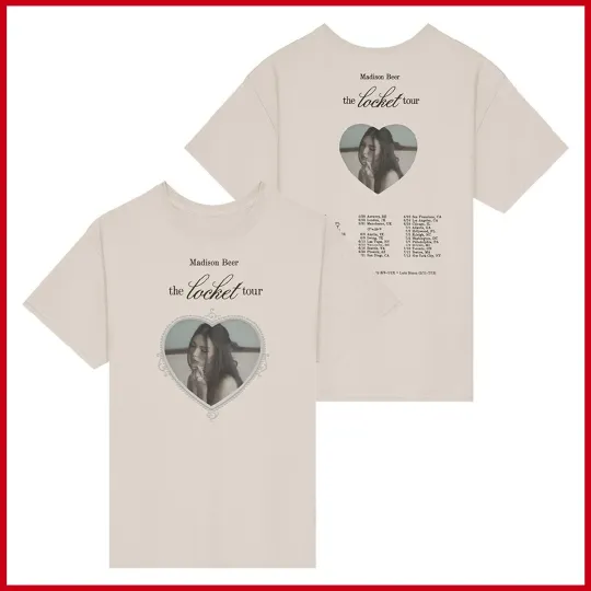 Discover SALE 30% - Madison Beer The Locket Tour 2026 Shirt Reprint Gildan for fans