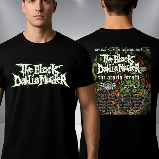 Discover The Black Dahlia Murder Spring Fling US Tour 2026 T-Shirt