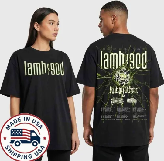 Discover Lamb Of God Into Oblivion 2026 Tour T Shirt Or Hoodie