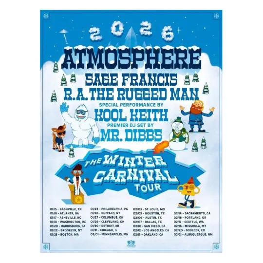 Discover Atmosphere The Winter Carnival Tour 2026 Poster