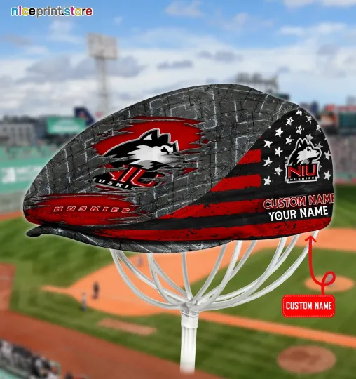 Discover Northern-Illinois-Huskies Jeff Cap Driving Cap Golf Cap Newsboy Cap Flat Cap