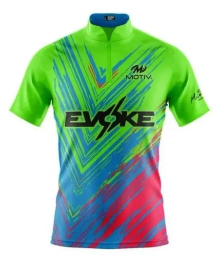 Discover (Custom Name) Motiv Evoke Bowling Jersey Shirt Gifts Size S-5XL