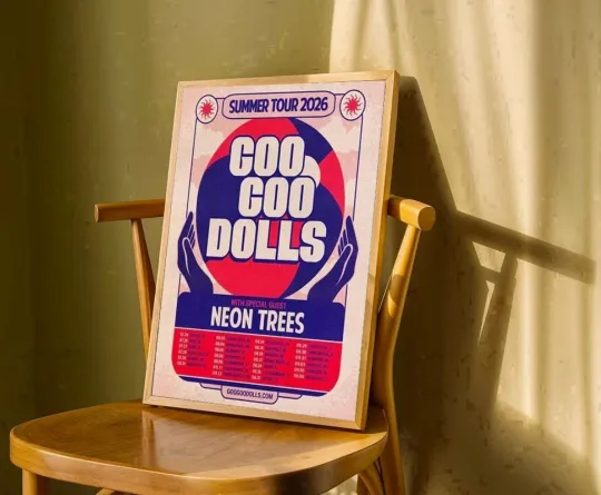 Discover Goo Goo Dolls Summer Tour 2026 Poster