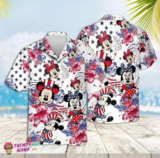 Discover Disney Mickey Friends Match Disney Cruise Hawaiian Shirt Summer Aloha S-5XL