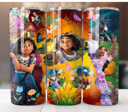 Discover Insulated Tumbler with Straw Encanto Movie Mirabel Stainless Steel Mug