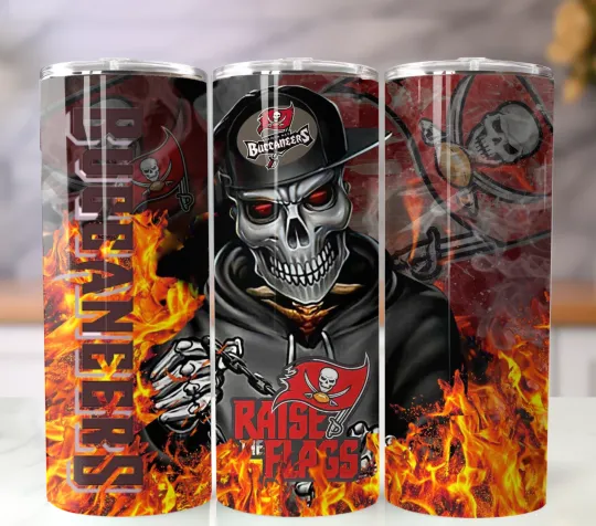 Discover Tampa Bay Tumbler Insulated Stainless Steel Cup Lid and Straw