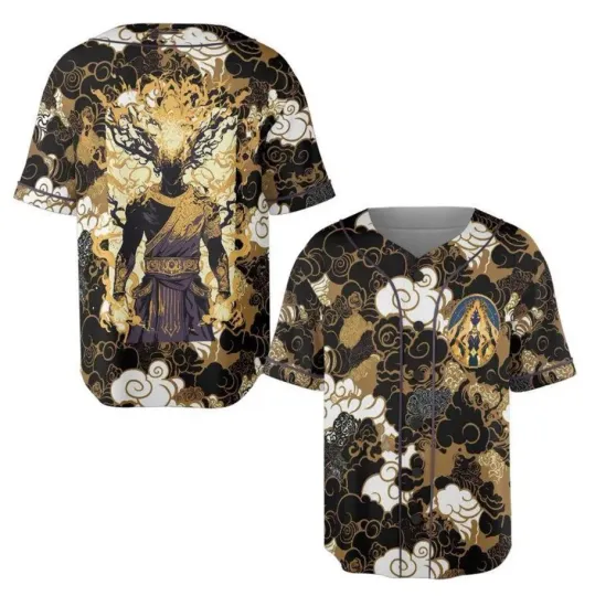 Discover AOP Rave Jersey Shadow Deity Baseball Jersey