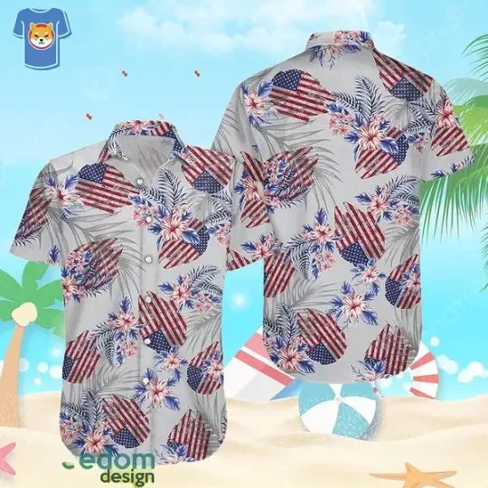 Discover Star Wars American Flag Aloha Beach Gift Hawaiian Shirt