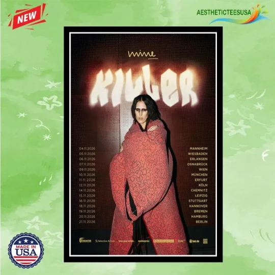 Discover Mine November Tour 2026 Poster Home Decor, Wall Art, No Frame, Fan Gift