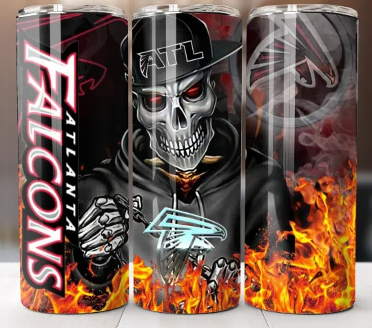 Discover Atlanta Tumbler Insulated Stainless Travel Mug Cup Straw Lid