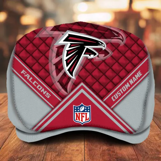 Discover Atlanta Team Falcons Jeff Cap football Newsboy Cap football Flat Cap football Jeff Cap For Men