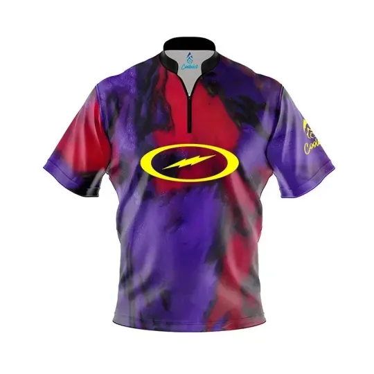 Discover Custom Name Storm Identity Black Cherry Purple Bowling Jersey - Size S-5XL NEW