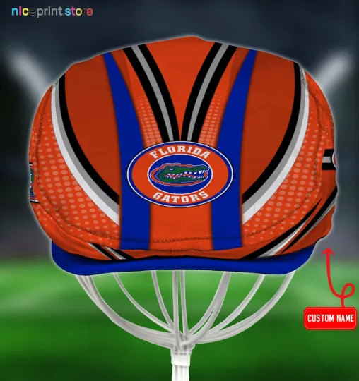 Florida Team Gators Jeff Cap NCAA Jeff Cap Newsboy Cap Driving Cap Golf Cap