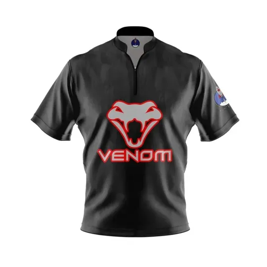 Discover Custom Name* Motiv Venom Blackout Bowling Jersey - All Size