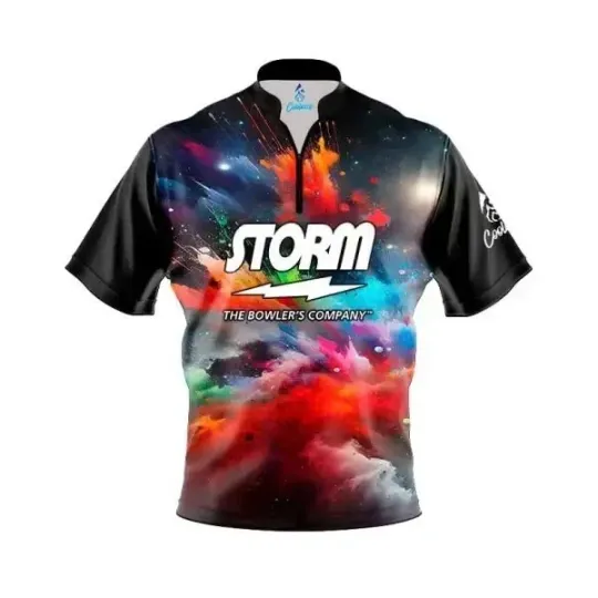 Discover Custom Name* Storm Splatterverse Bowling Jersey Shirts - All Size, NEW