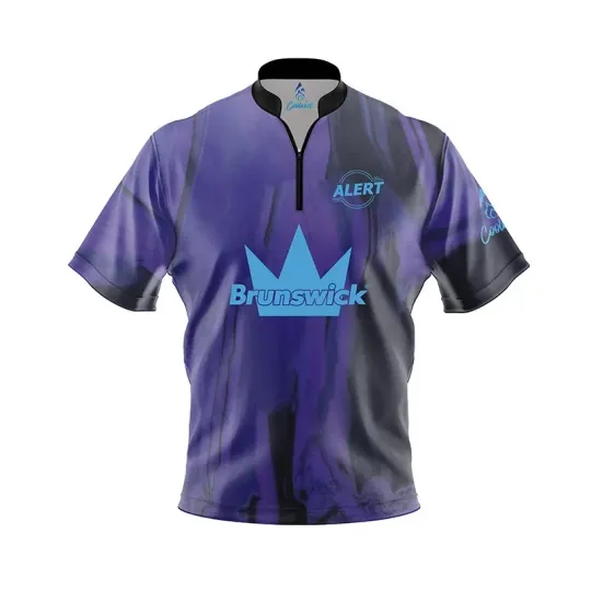 Discover (Custom Name) - Brunswick Alert Bowling Jersey - Size S-5XL