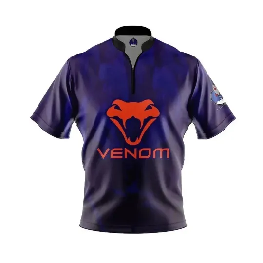 Discover (Custom Name) - Motiv Venom Shock Purple Bowling Jersey Size S-5XL