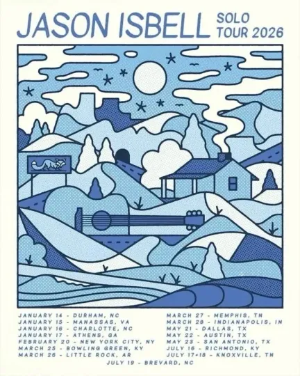 Discover Jason Isbell Solo Tour 2026 Schedule poster