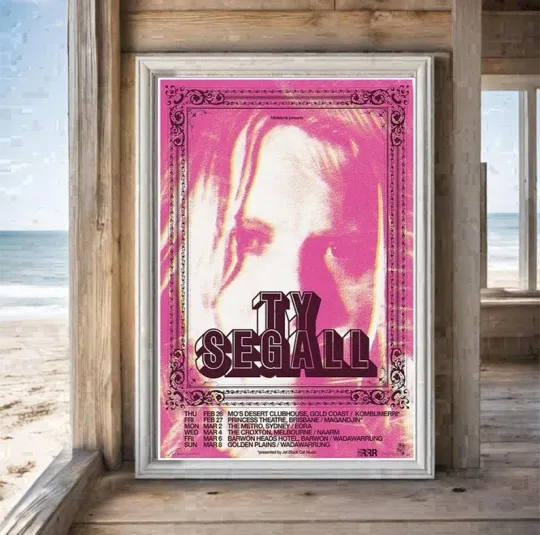 Discover Ty Segall Australia Tour 2026 Poster